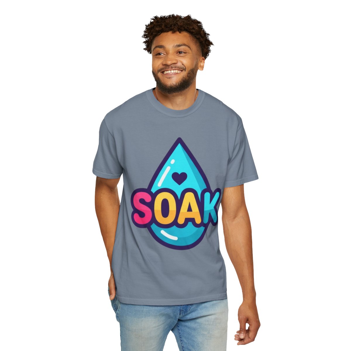 Color: Blue Jean | Soak Unisex Garment-Dyed Tee