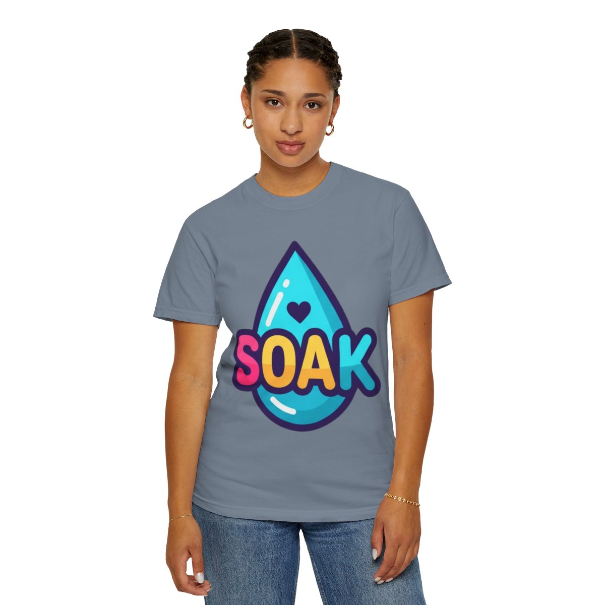 Color: Blue Jean | Soak Unisex Garment-Dyed Tee