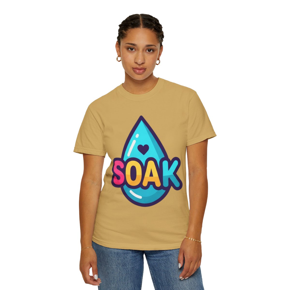 Color: Mustard | Soak Unisex Garment-Dyed Tee