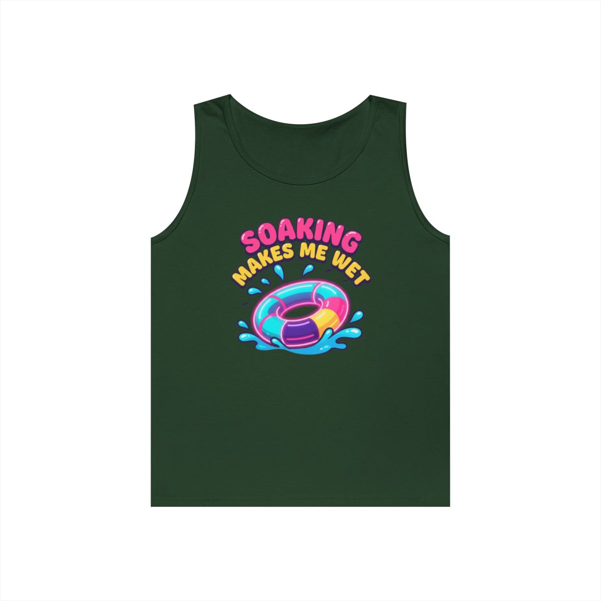 Color: Forest Green | Soaking Makes Me Wet Tank Top