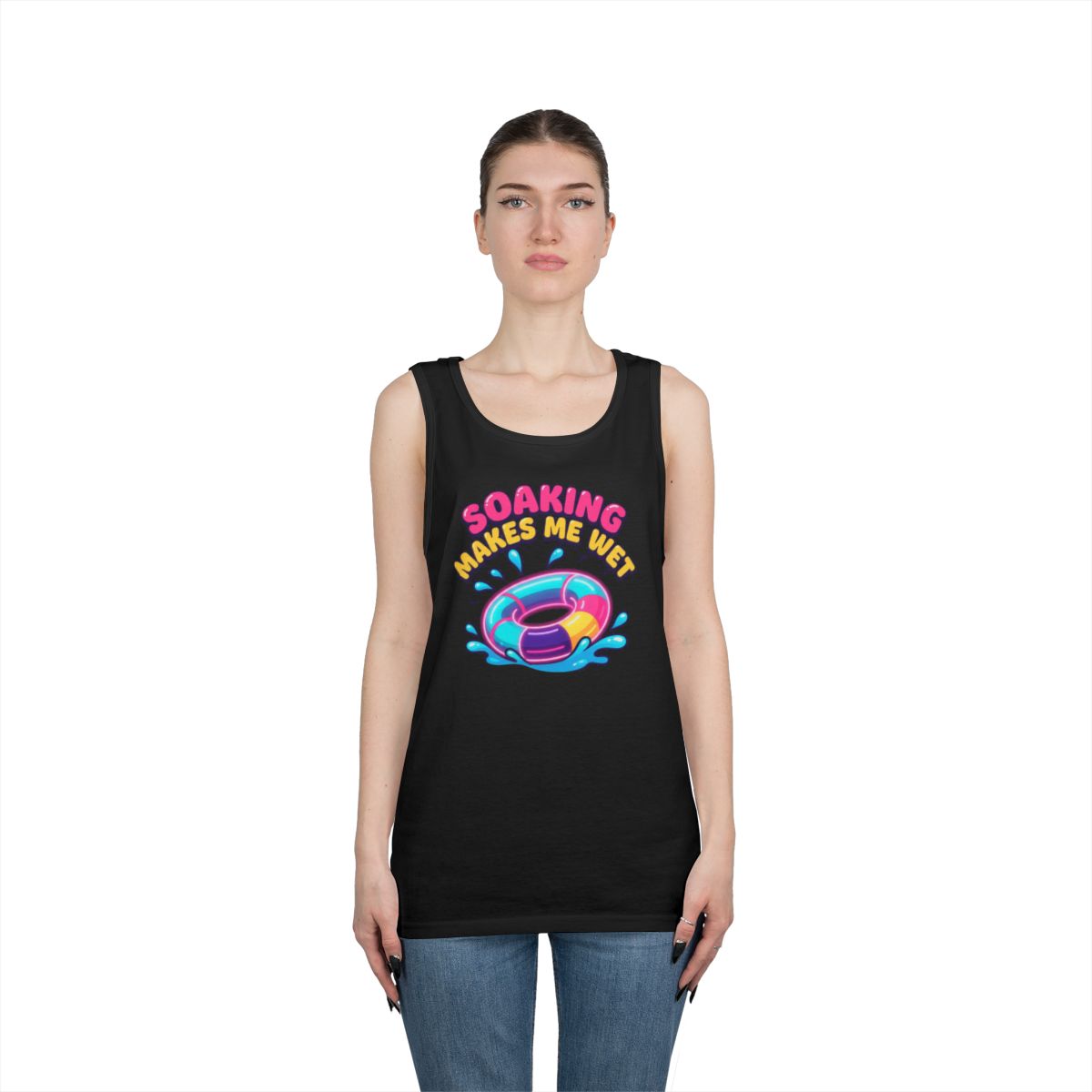 Color: Black | Soaking Makes Me Wet Tank Top