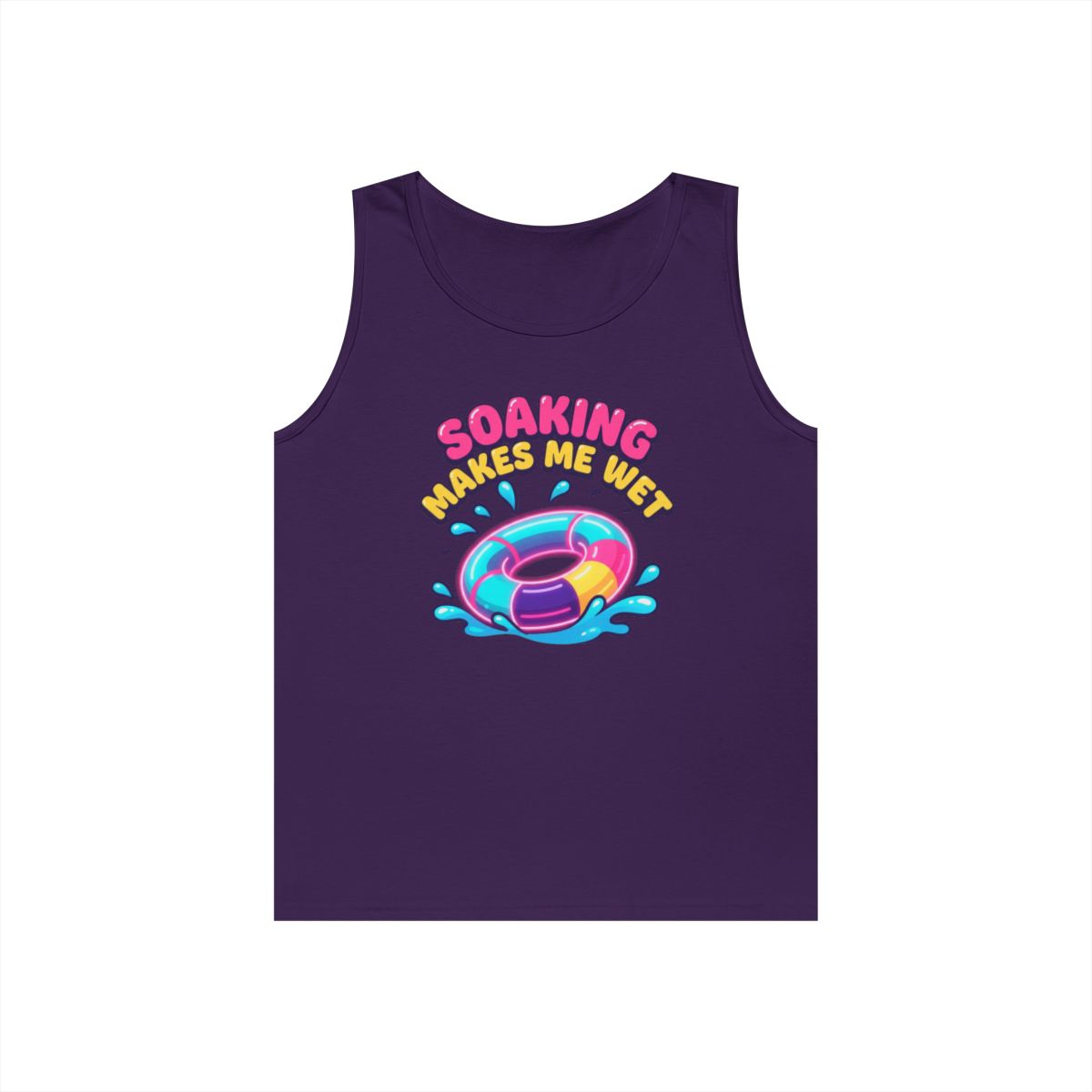 Color: Purple | Soaking Makes Me Wet Tank Top
