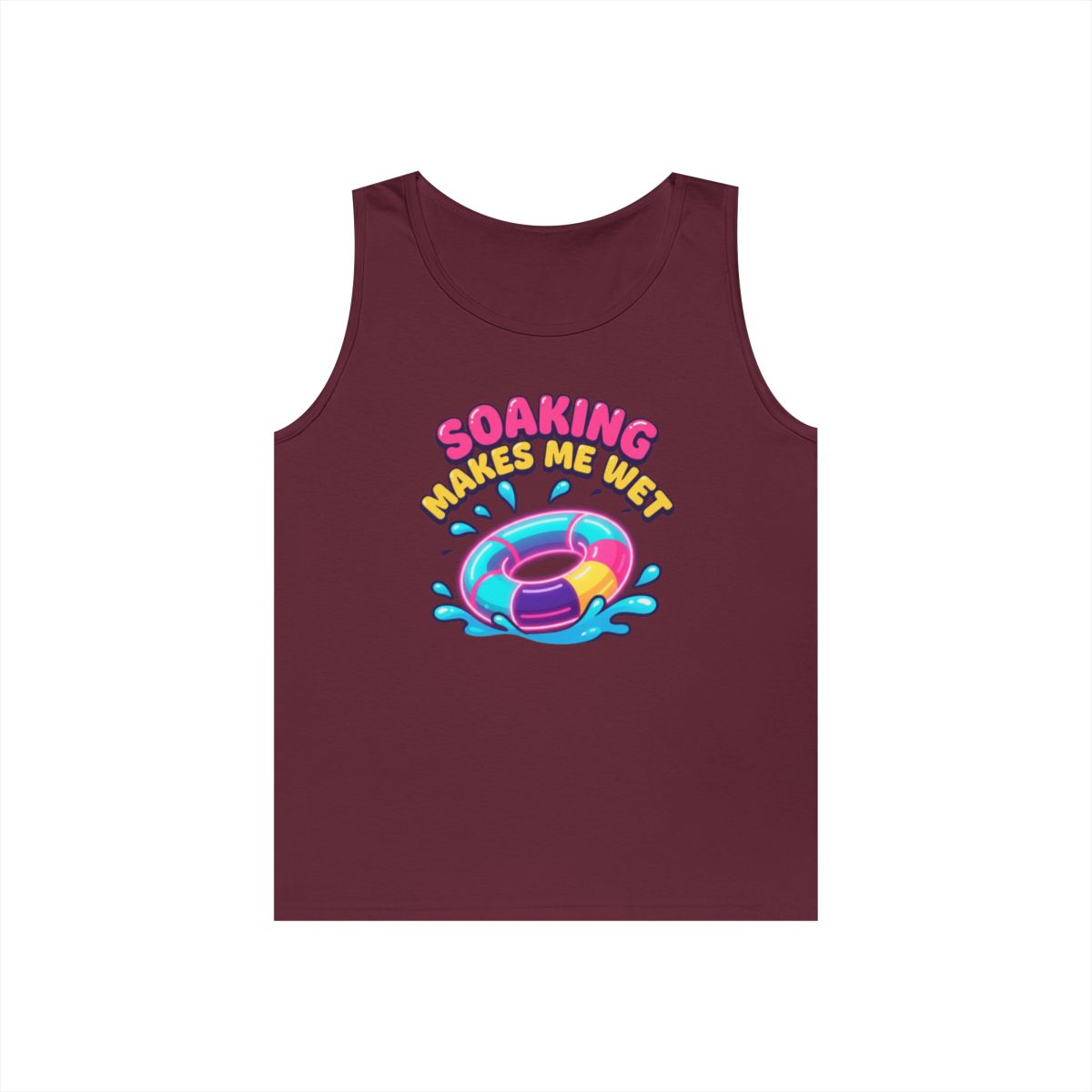 Color: Maroon | Soaking Makes Me Wet Tank Top