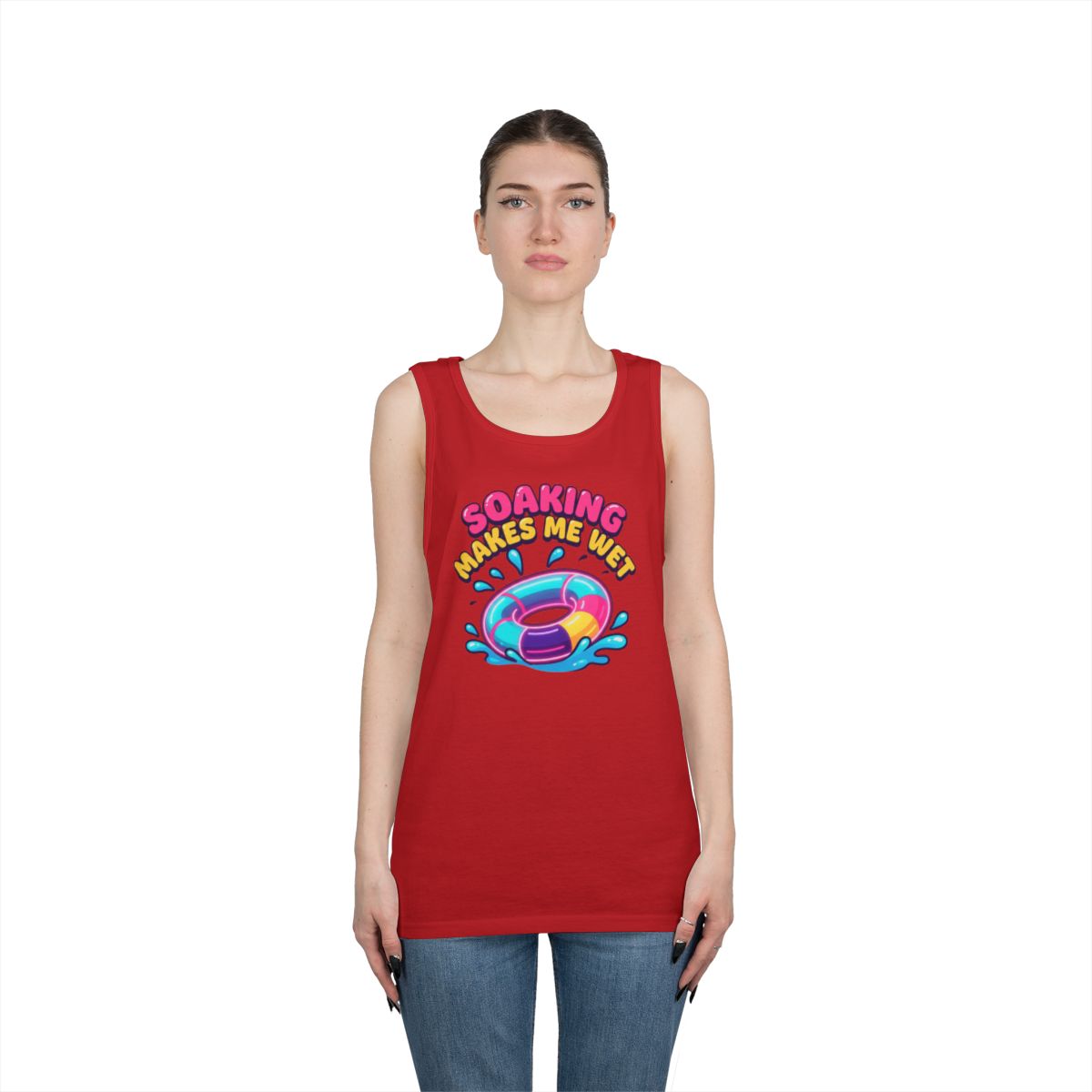 Color: Red | Soaking Makes Me Wet Tank Top