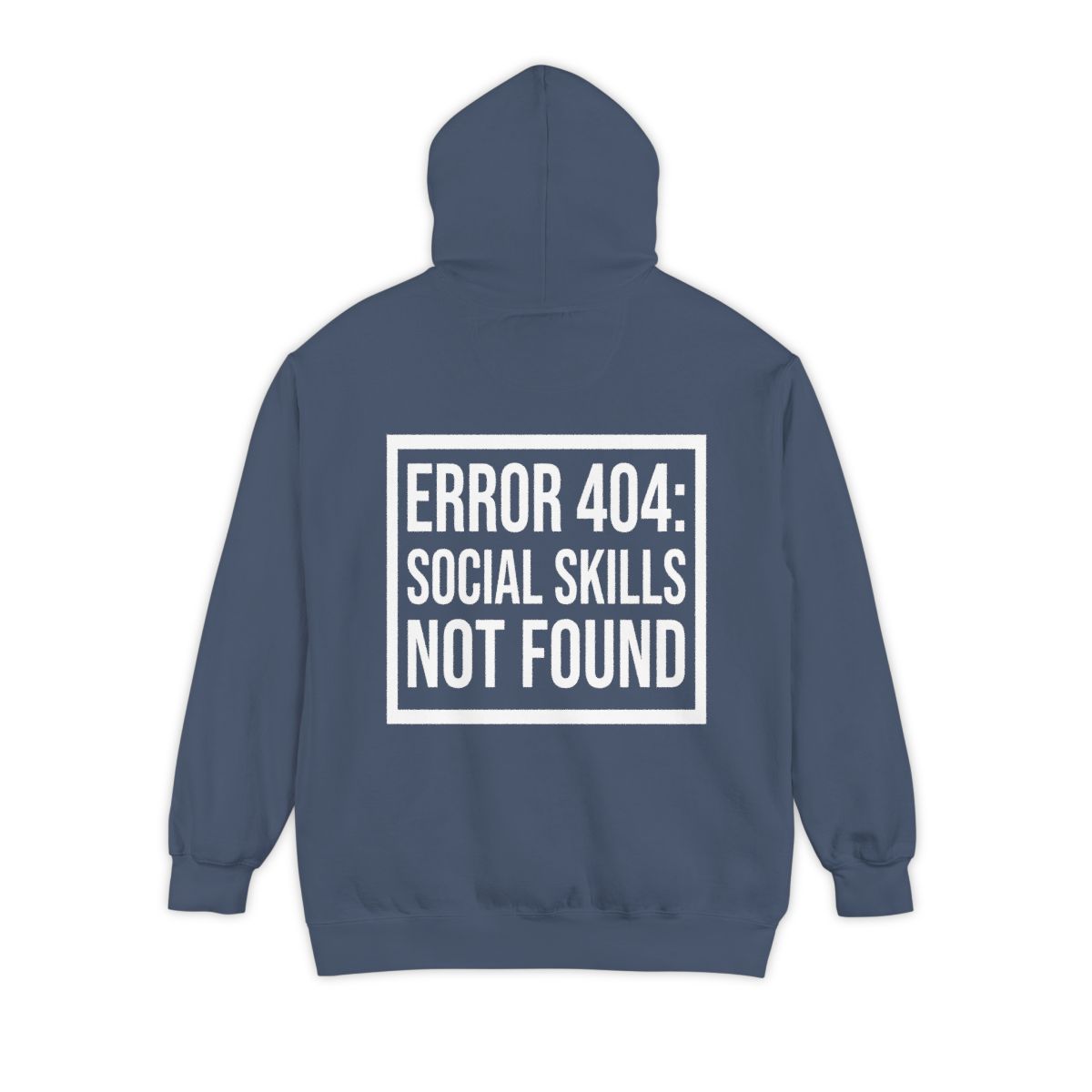 Color: Denim | Social Skills Not Found Garment-Dyed Hoodie