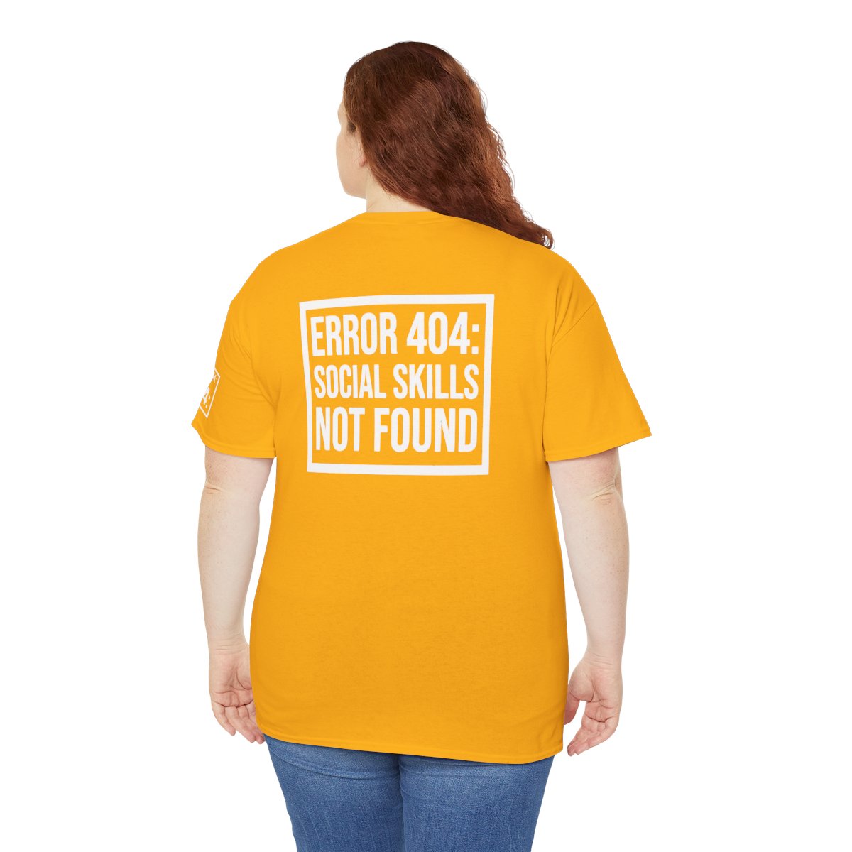 Color: Gold | Social Skills Not Found Premium Graphic Tee