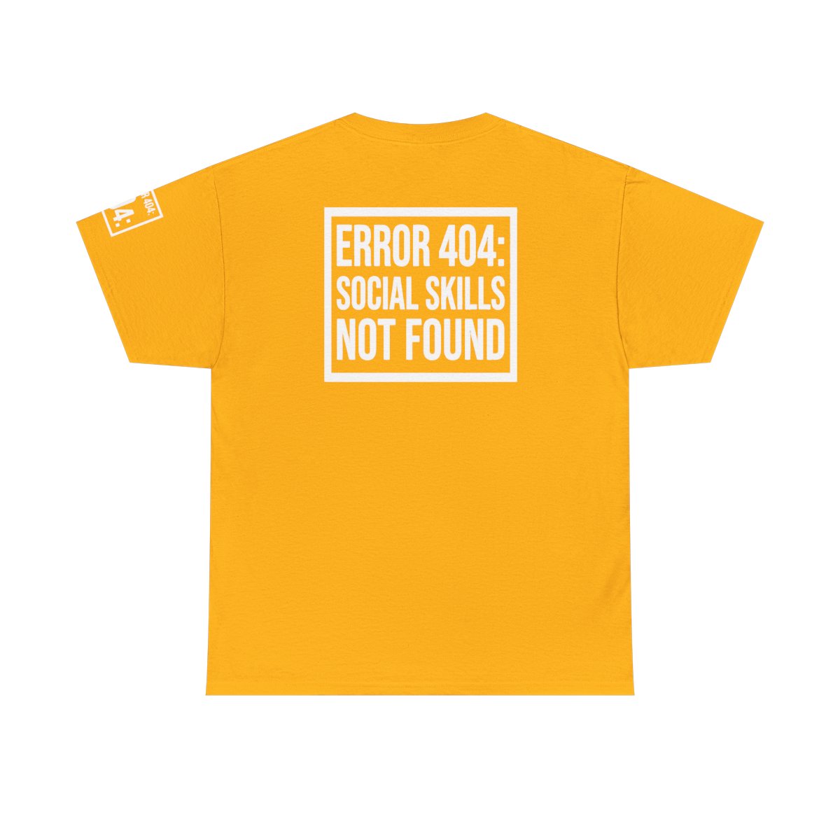 Color: Gold | Social Skills Not Found Premium Graphic Tee