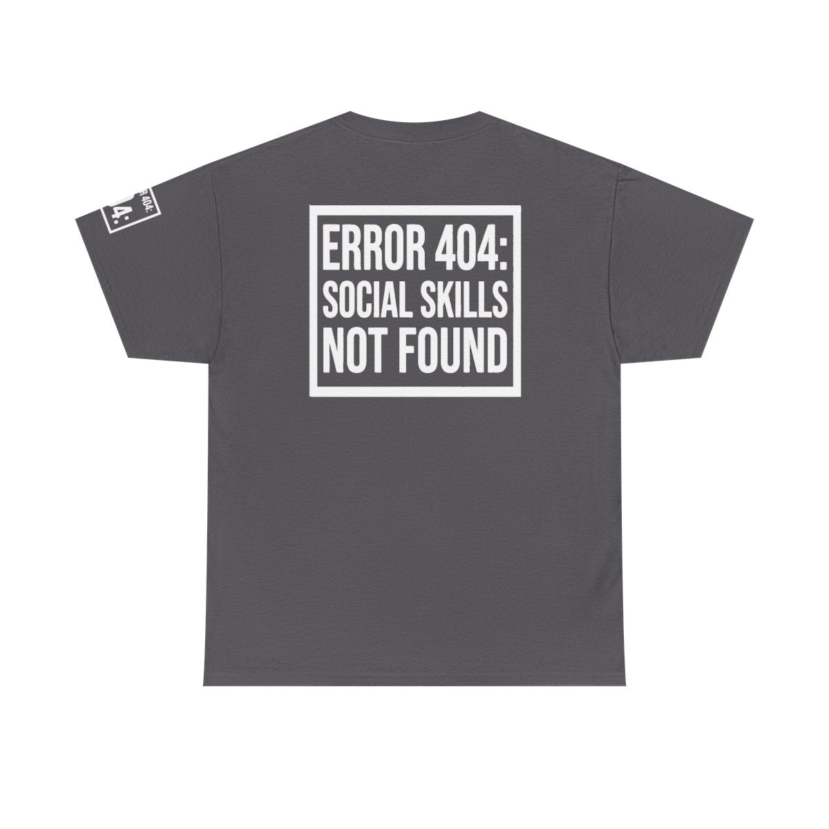 Color: Charcoal | Social Skills Not Found Premium Graphic Tee