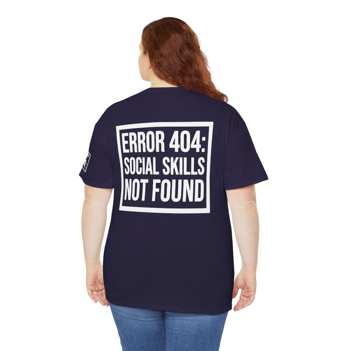 Color: Blackberry | Social Skills Not Found Premium Graphic Tee
