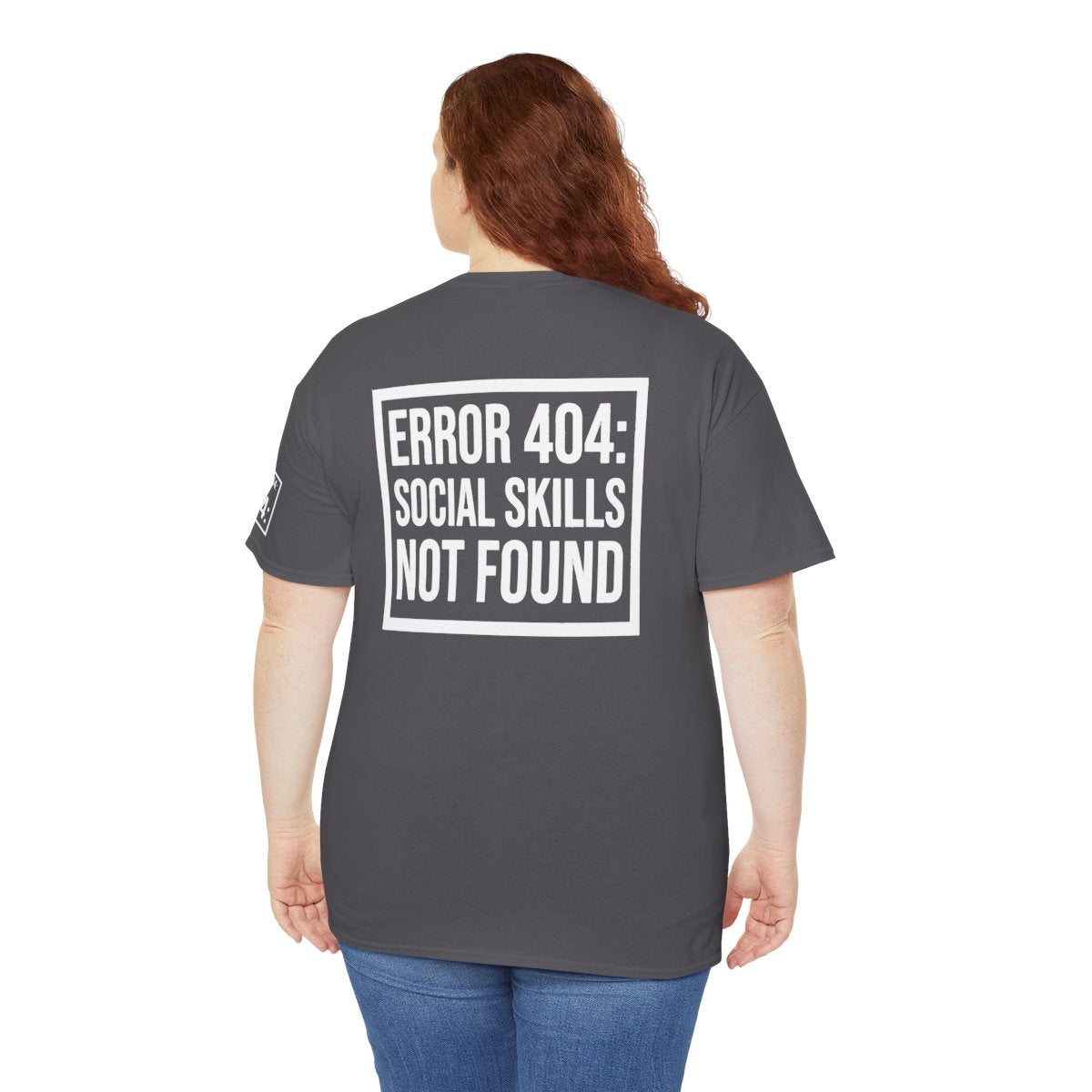 Color: Charcoal | Social Skills Not Found Premium Graphic Tee