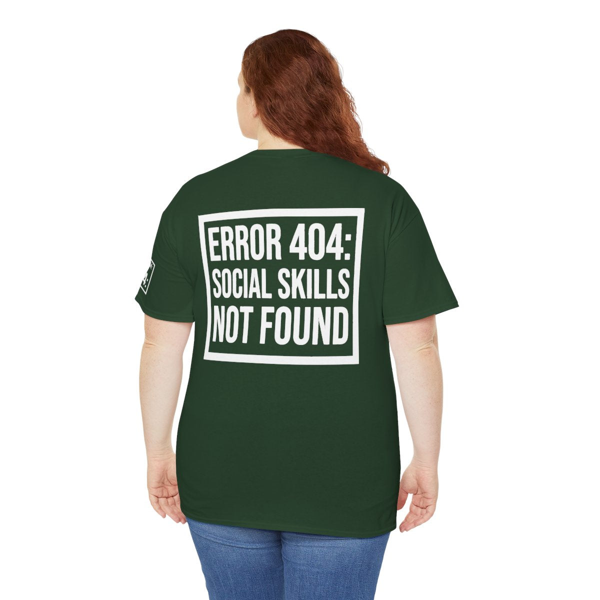 Color: Forest Green | Social Skills Not Found Premium Graphic Tee