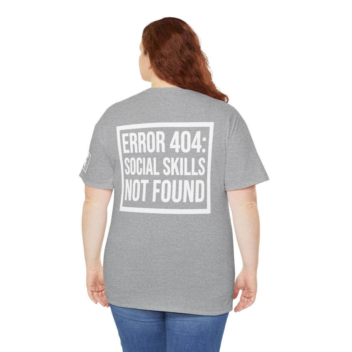 Color: Sport Grey | Social Skills Not Found Premium Graphic Tee