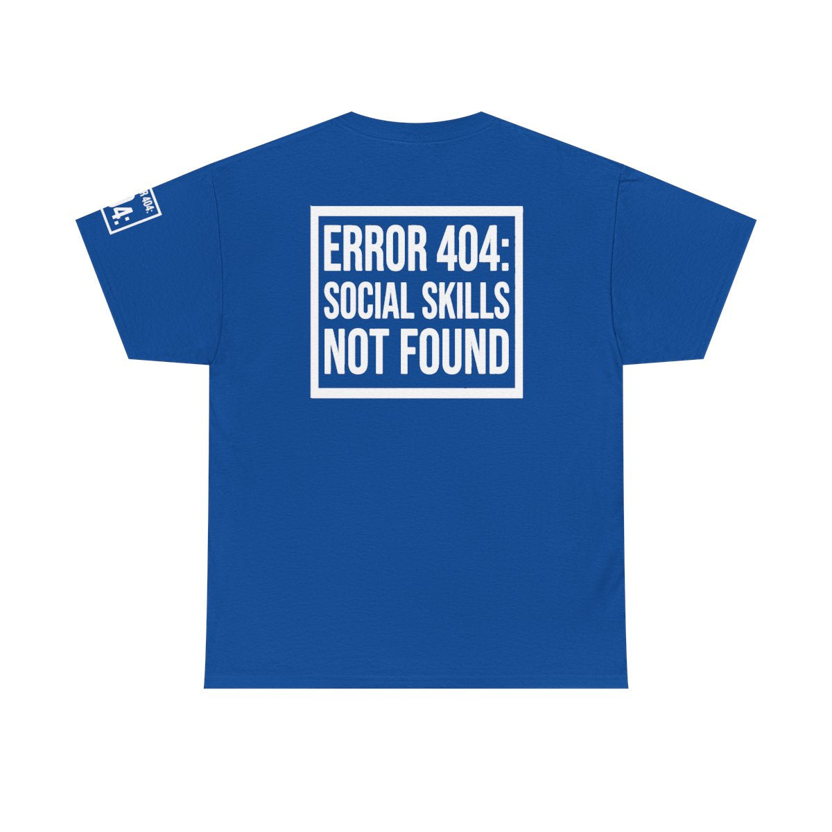Color: Royal | Social Skills Not Found Premium Graphic Tee