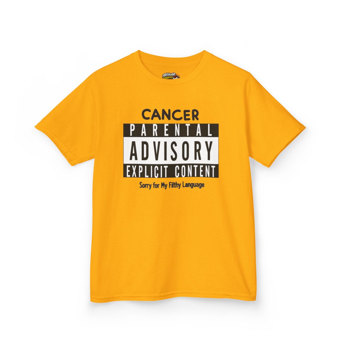 Color: Gold | Sorry For My Filthy Language Kids Tee