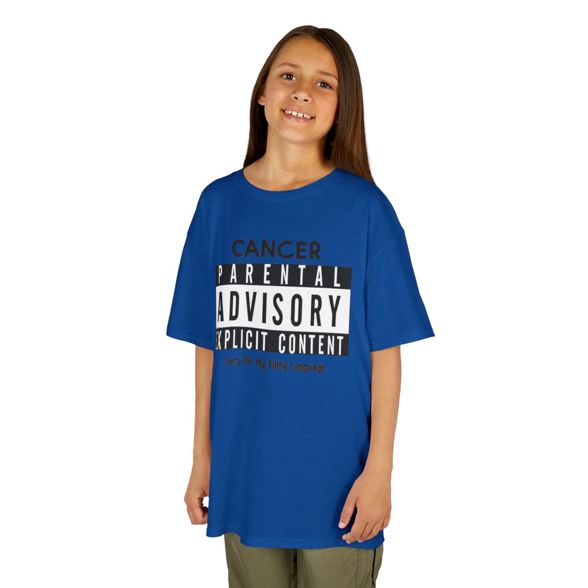 Color: Royal | Sorry For My Filthy Language Kids Tee