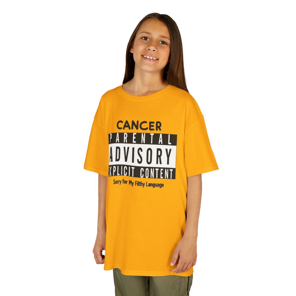 Color: Gold | Sorry For My Filthy Language Kids Tee