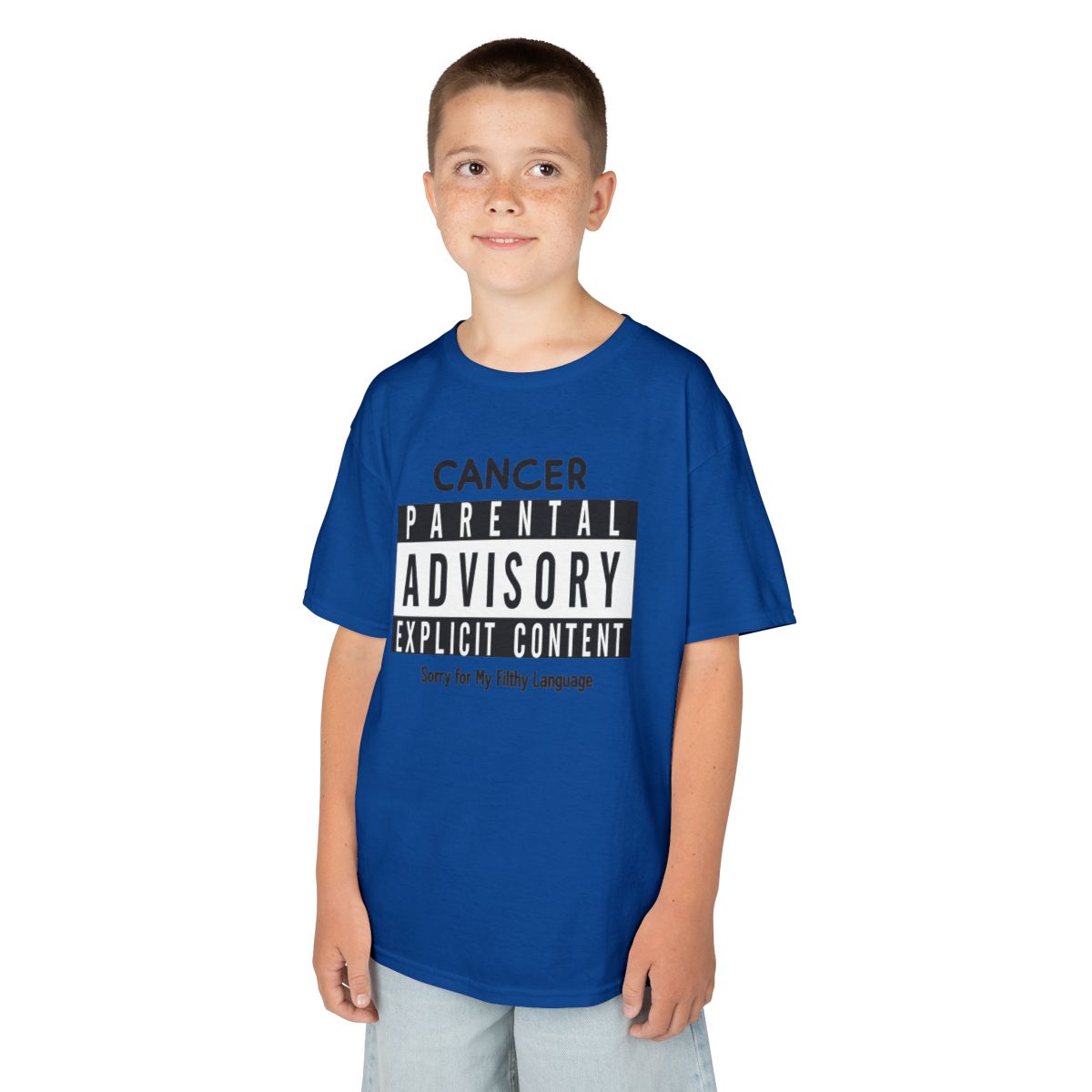 Color: Royal | Sorry For My Filthy Language Kids Tee
