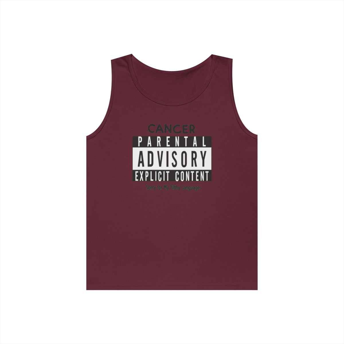 Color: Maroon | Sorry For My Filthy Language Tank Top