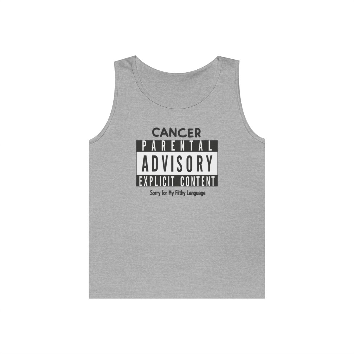 Color: Sport Grey | Sorry For My Filthy Language Tank Top