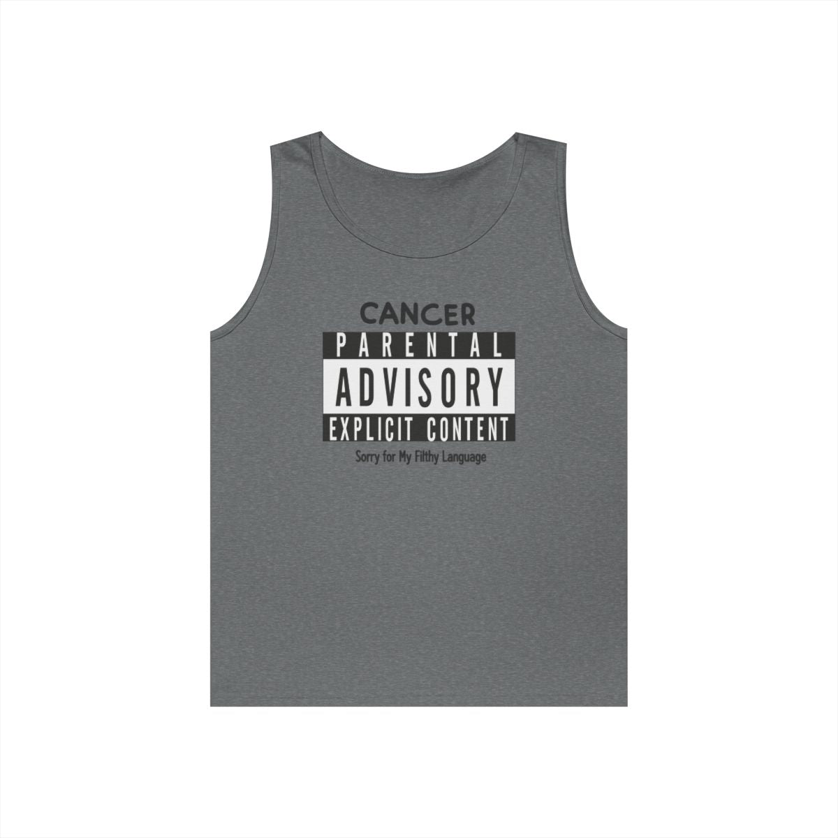 Color: Graphite Heather | Sorry For My Filthy Language Tank Top