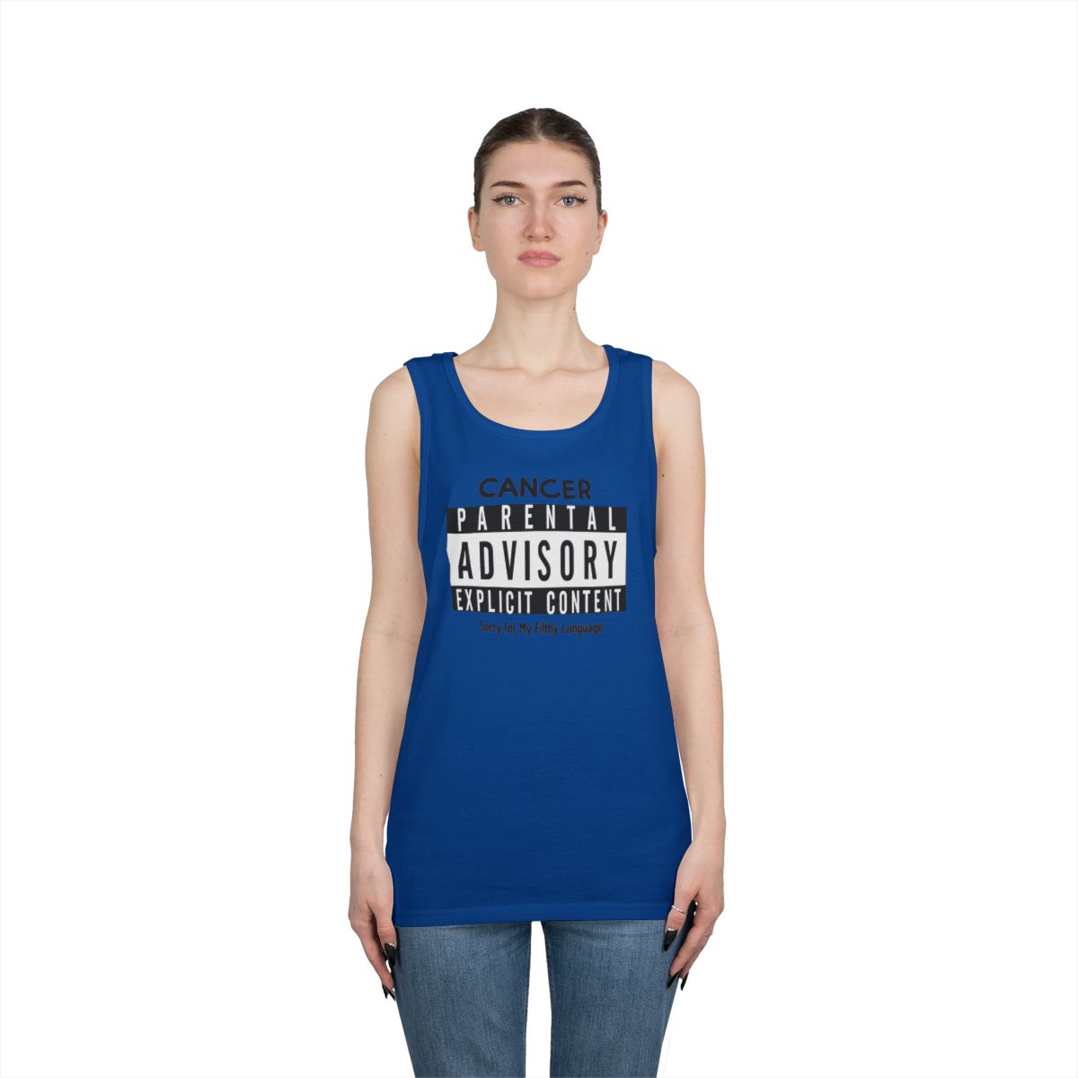 Color: Royal | Sorry For My Filthy Language Tank Top