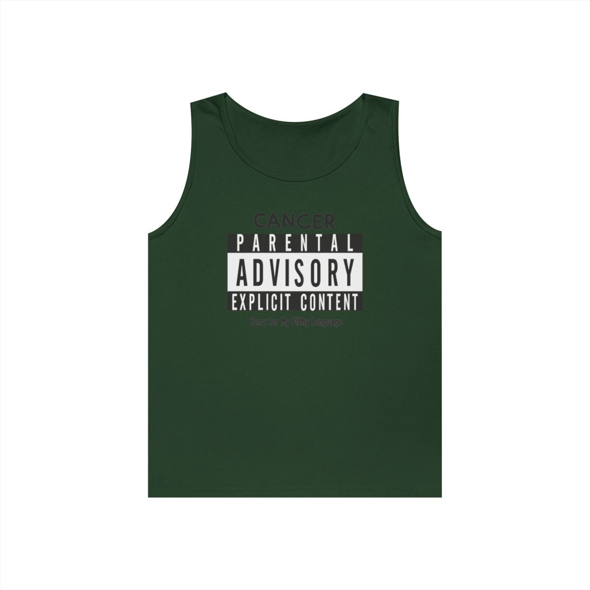 Color: Forest Green | Sorry For My Filthy Language Tank Top
