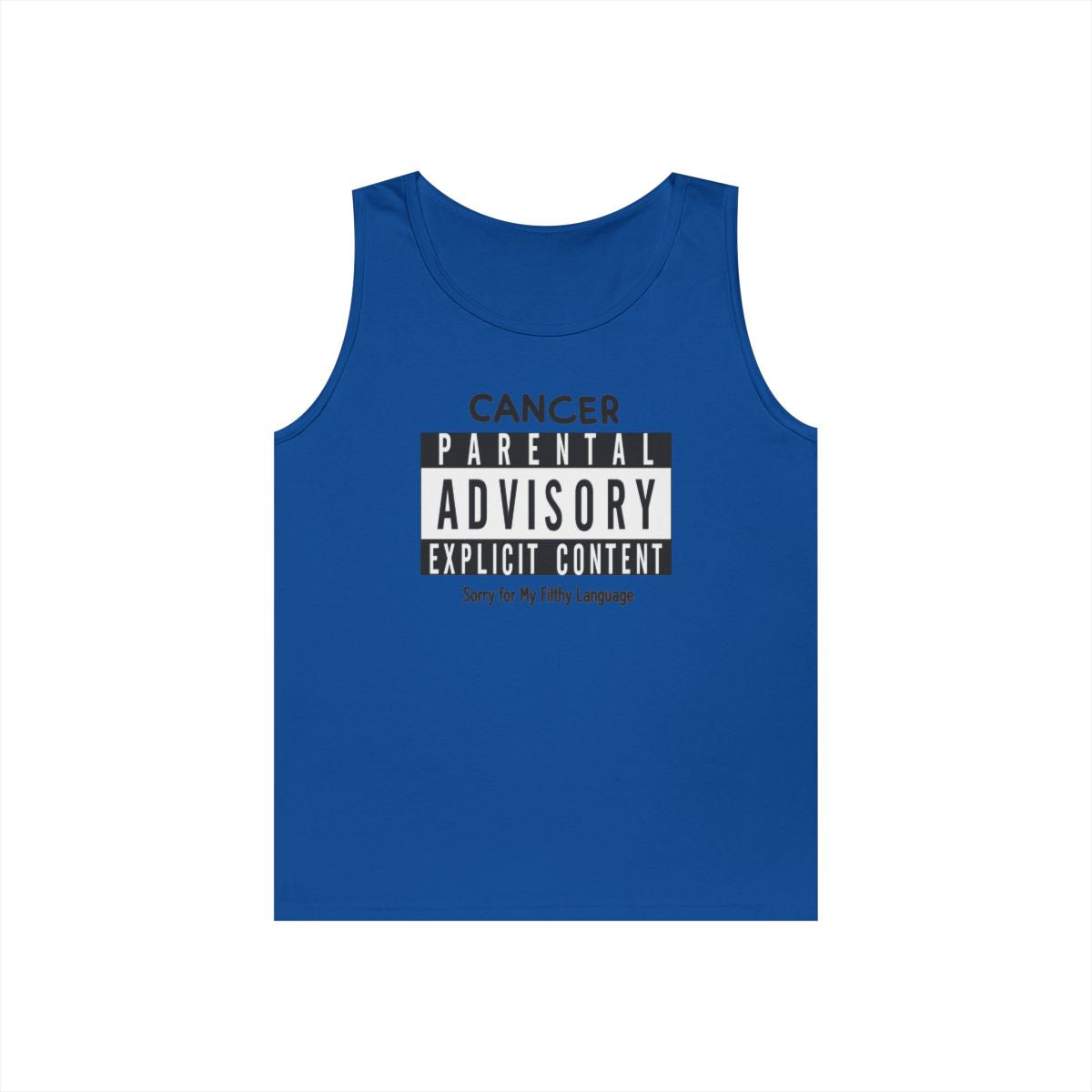 Color: Royal | Sorry For My Filthy Language Tank Top