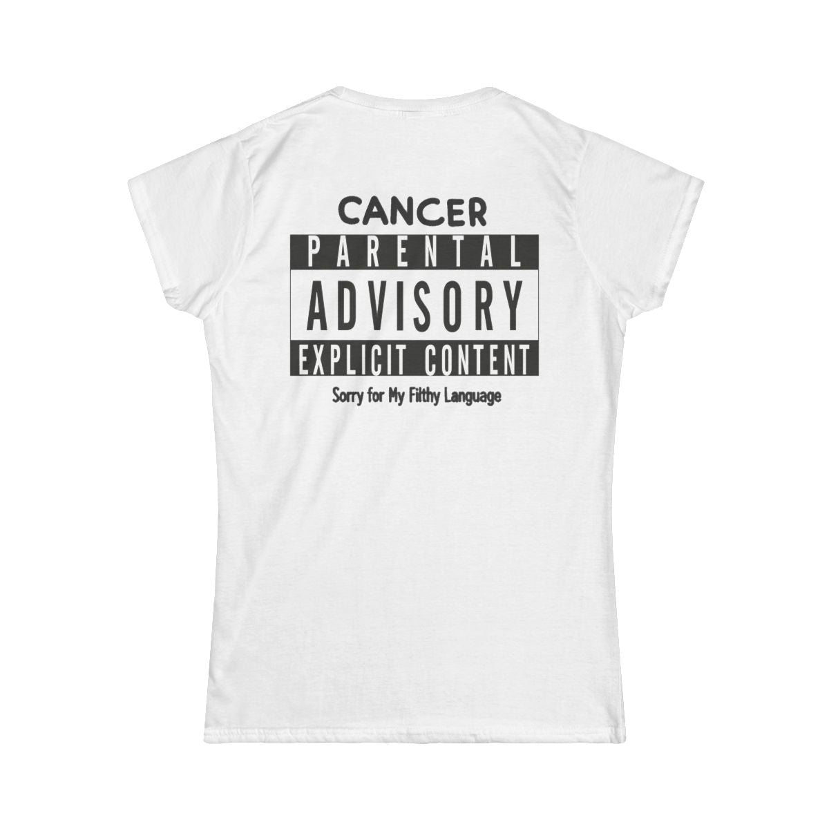 Color: White | Sorry For My Filthy Language Women's Tee
