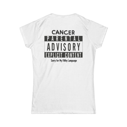 Color: White | Sorry For My Filthy Language Women's Tee