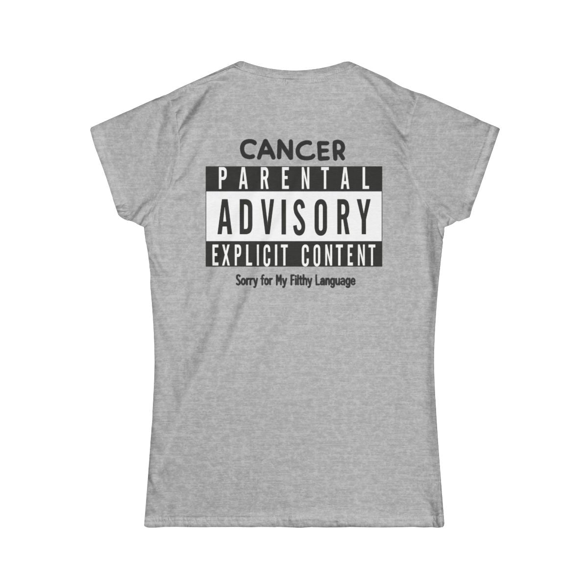 Color: Sport Grey | Sorry For My Filthy Language Women's Tee
