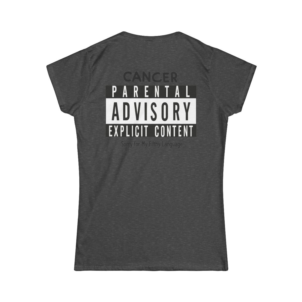 Color: Dark Heather | Sorry For My Filthy Language Women's Tee