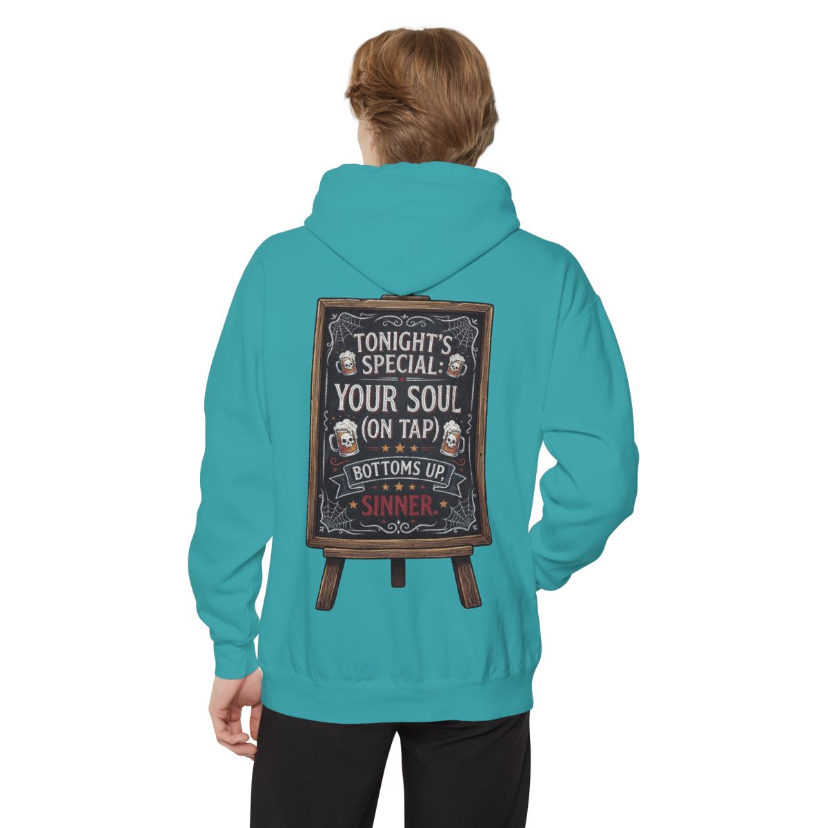 Color: Seafoam | Soul On Tap Garment-Dyed Hoodie