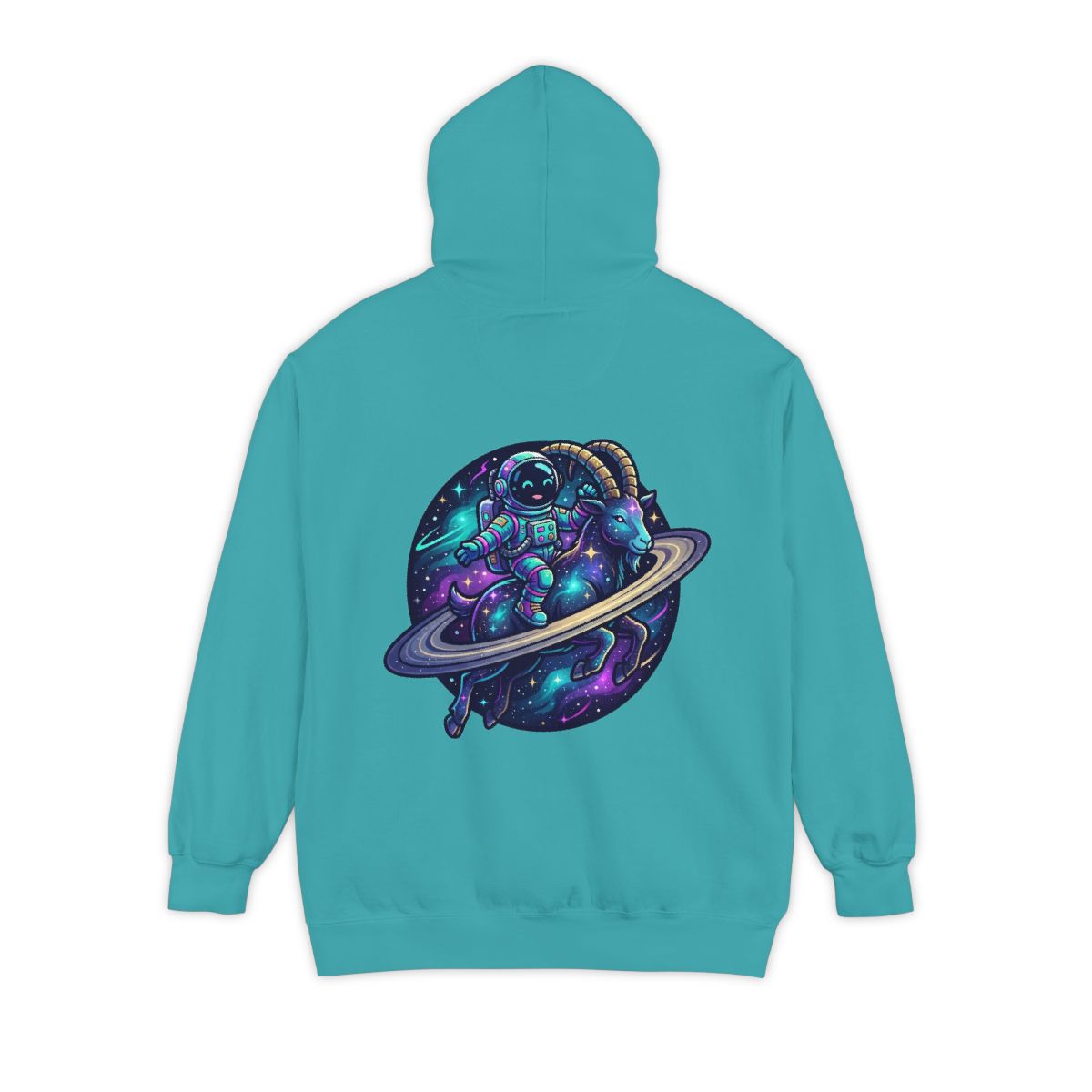 Color: Seafoam | Space Explorer Capricorn Garment-Dyed Hoodie