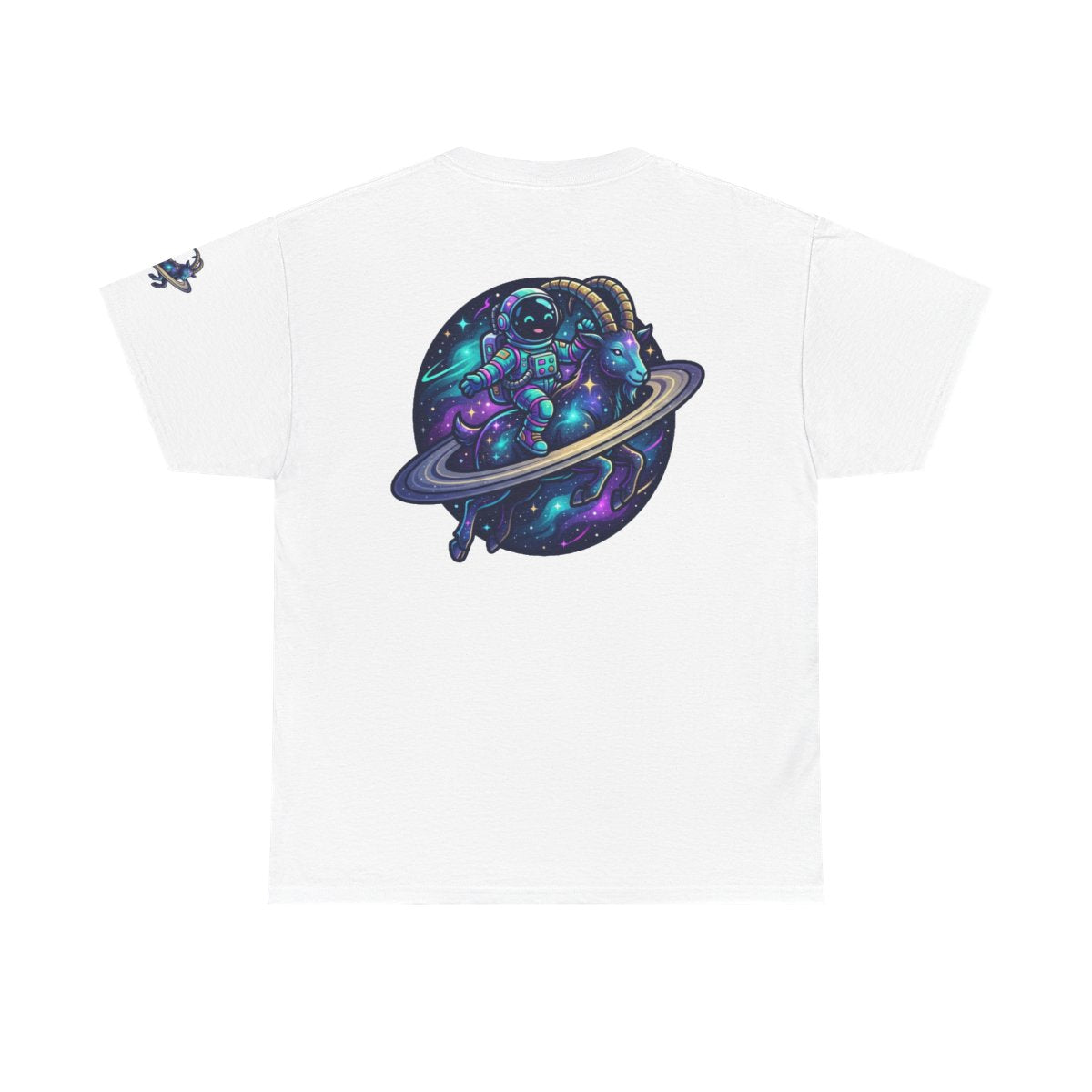Color: White | Space Explorer Capricorn Premium Graphic Tee