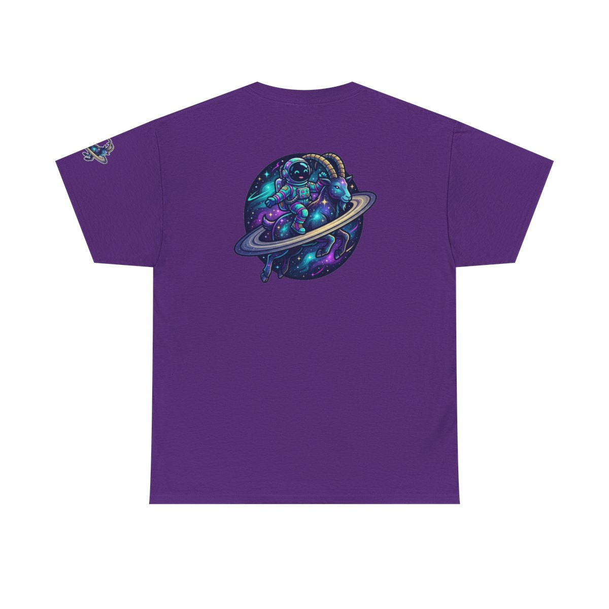 Color: Purple | Space Explorer Capricorn Premium Graphic Tee