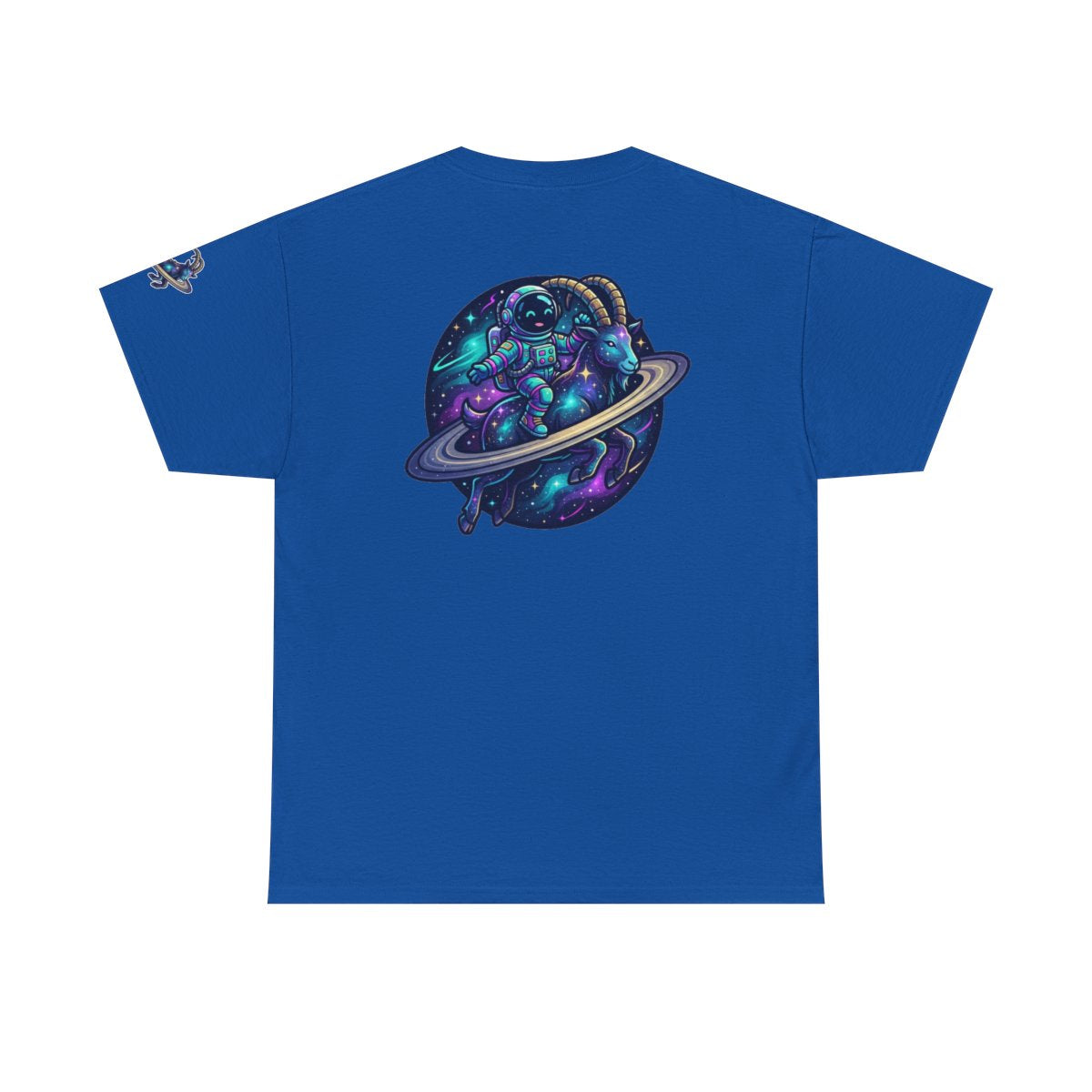 Color: Royal | Space Explorer Capricorn Premium Graphic Tee