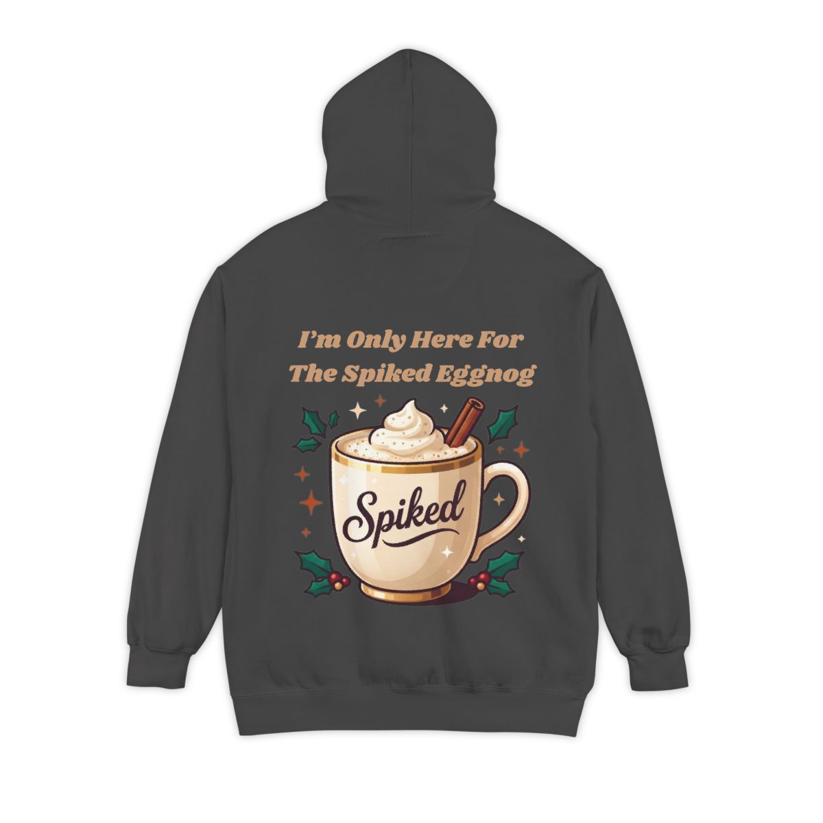Color: Pepper | Spiked Eggnog Garment-Dyed Hoodie