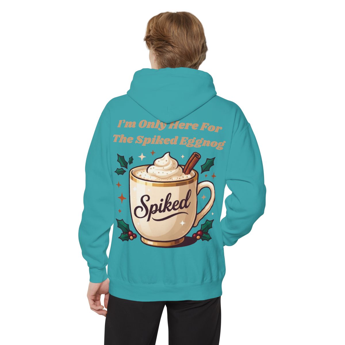 Color: Seafoam | Spiked Eggnog Garment-Dyed Hoodie