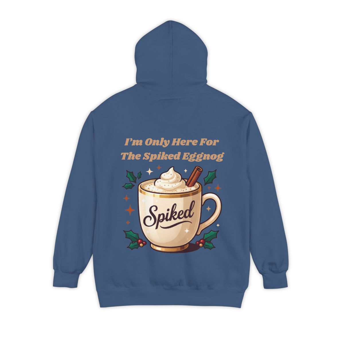 Color: True Navy | Spiked Eggnog Garment-Dyed Hoodie