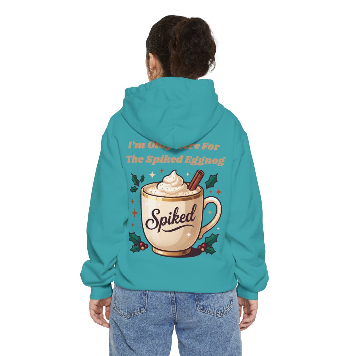 Color: Seafoam | Spiked Eggnog Garment-Dyed Hoodie