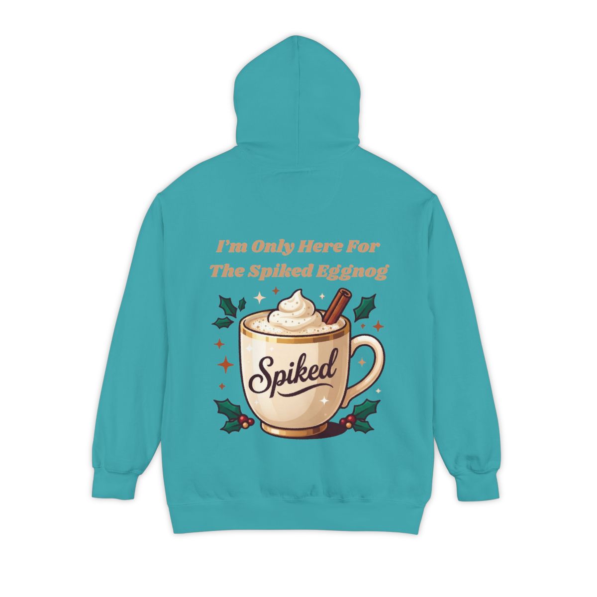 Color: Seafoam | Spiked Eggnog Garment-Dyed Hoodie