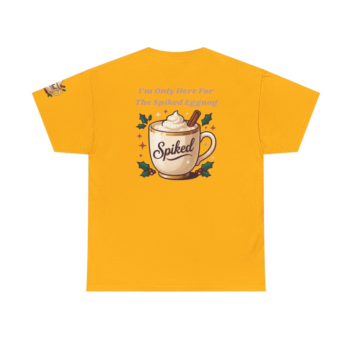 Color: Gold | Spiked Eggnog Premium Graphic Tee
