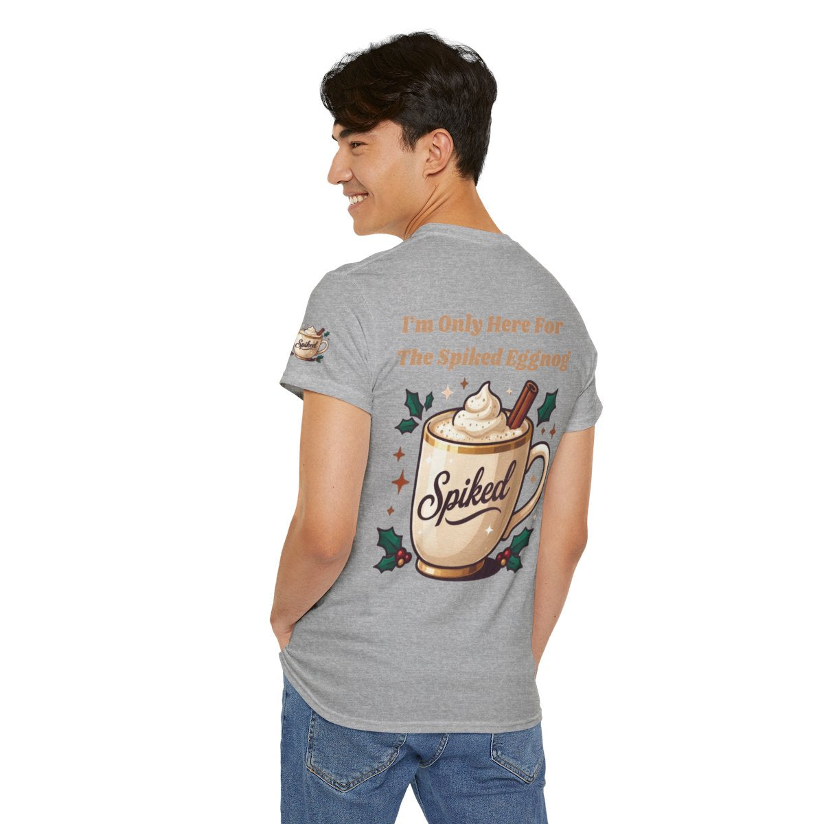 Color: Sport Grey | Spiked Eggnog Premium Graphic Tee