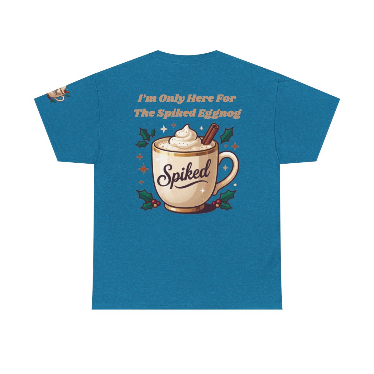 Color: Antique Sapphire | Spiked Eggnog Premium Graphic Tee