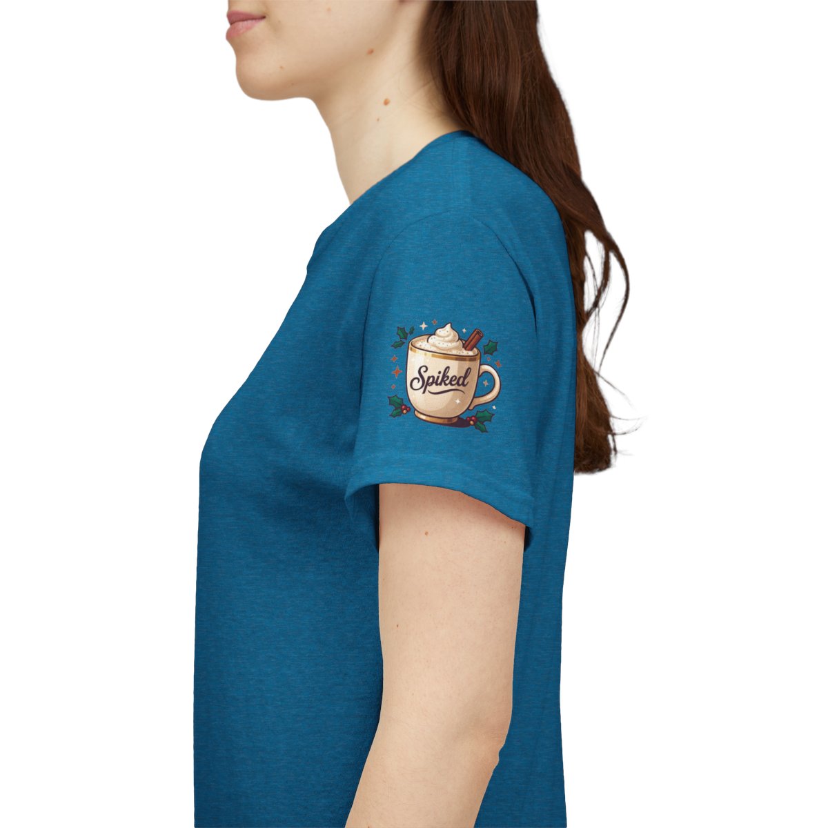 Color: Antique Sapphire | Spiked Eggnog Premium Graphic Tee