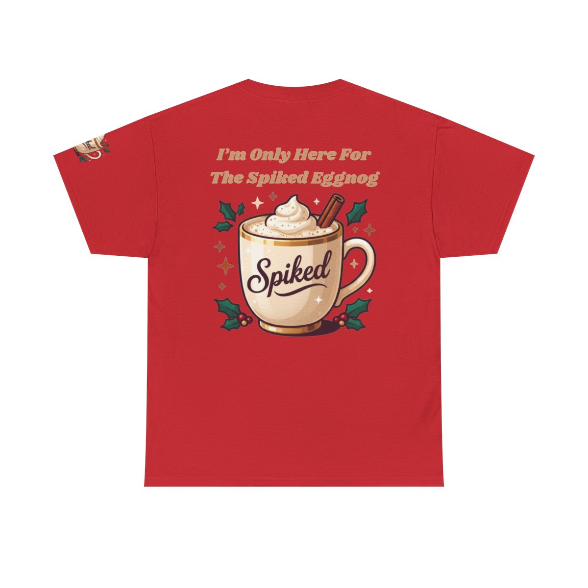 Color: Red | Spiked Eggnog Premium Graphic Tee