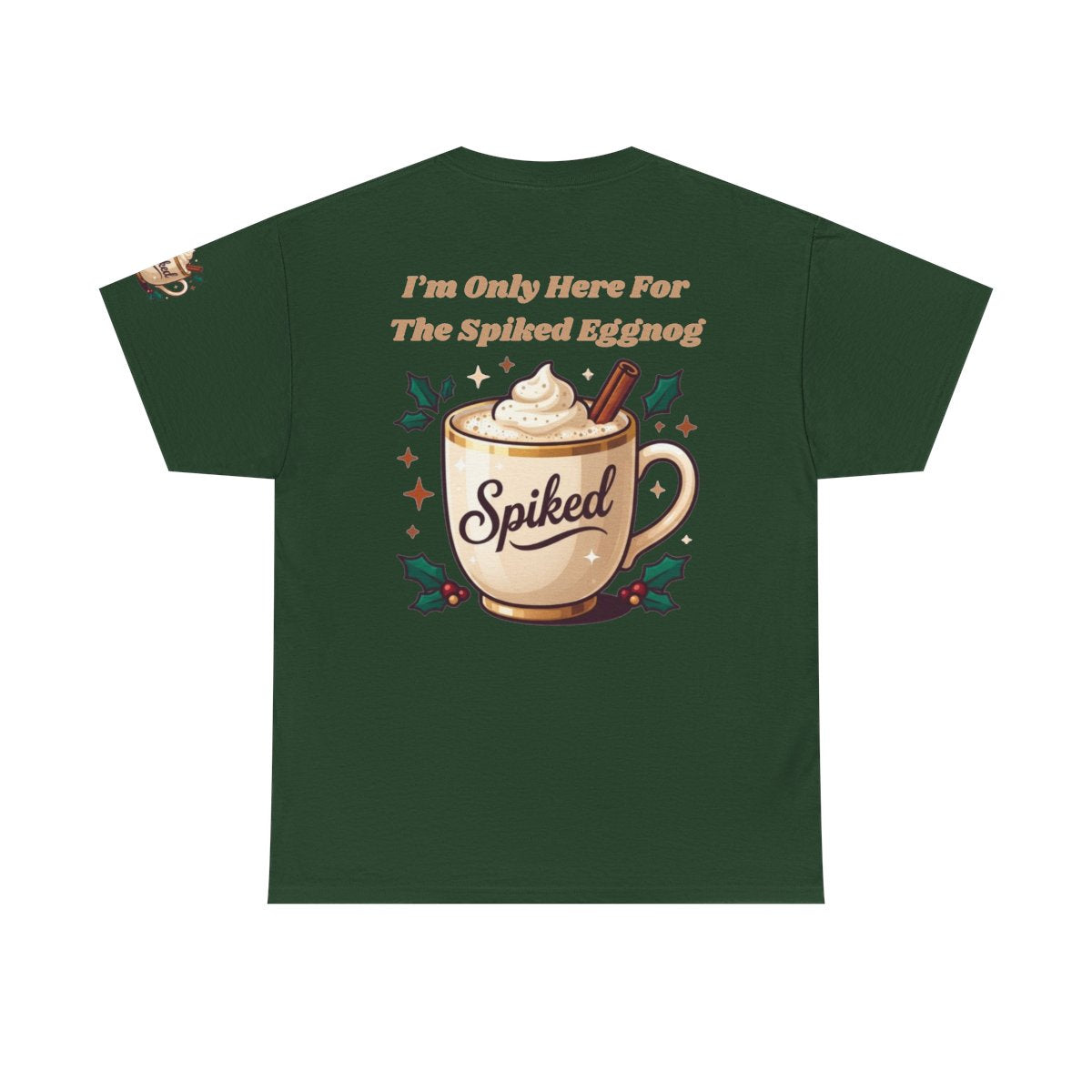 Color: Forest Green | Spiked Eggnog Premium Graphic Tee