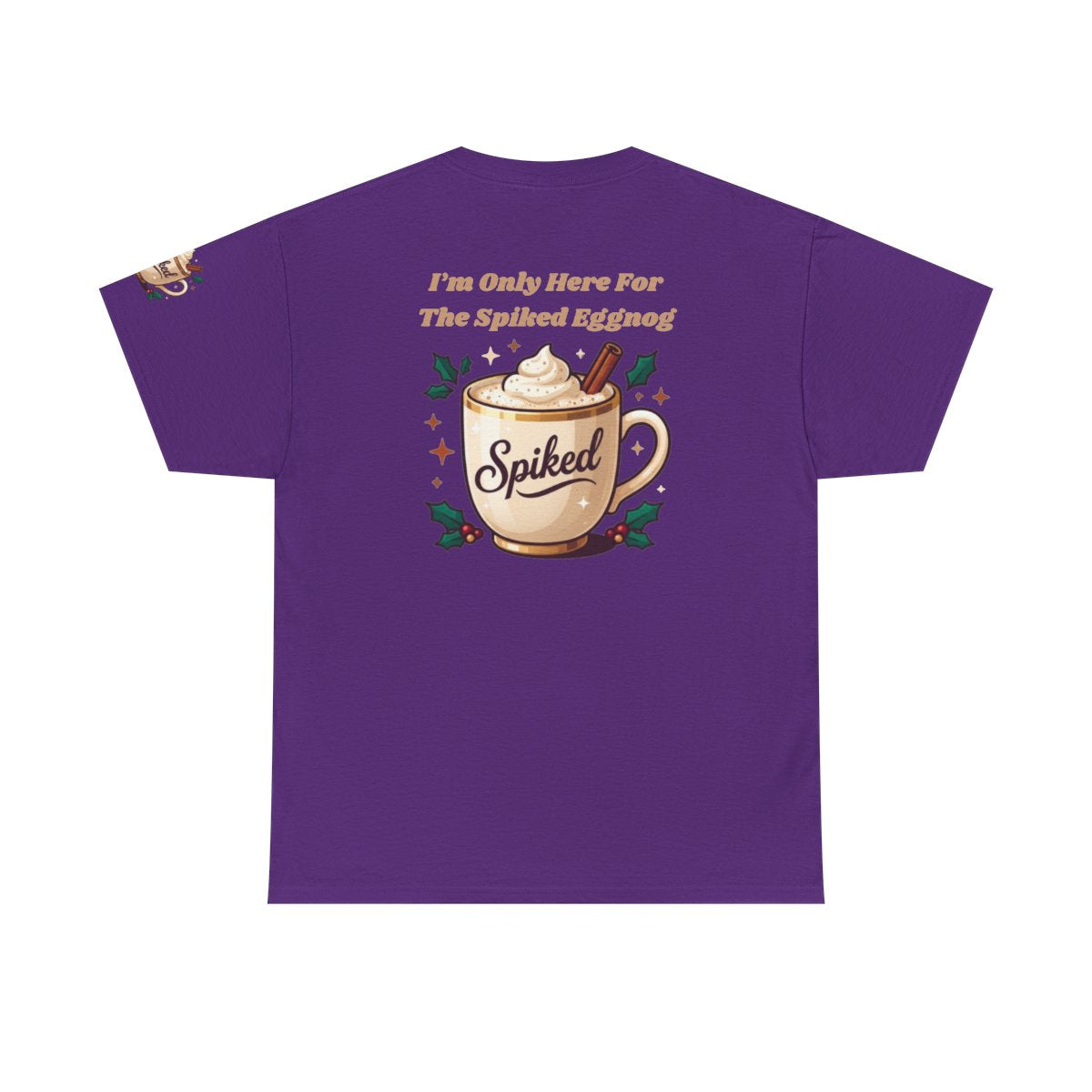 Color: Purple | Spiked Eggnog Premium Graphic Tee