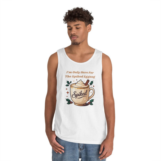Color: White | Spiked Eggnog Tank Top