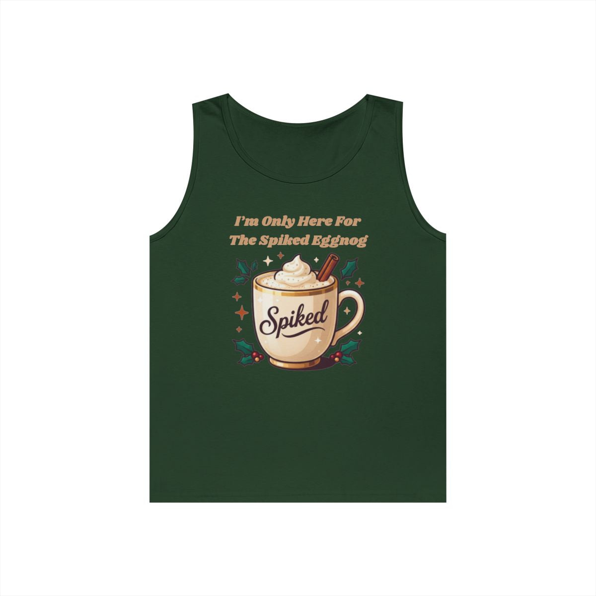 Color: Forest Green | Spiked Eggnog Tank Top